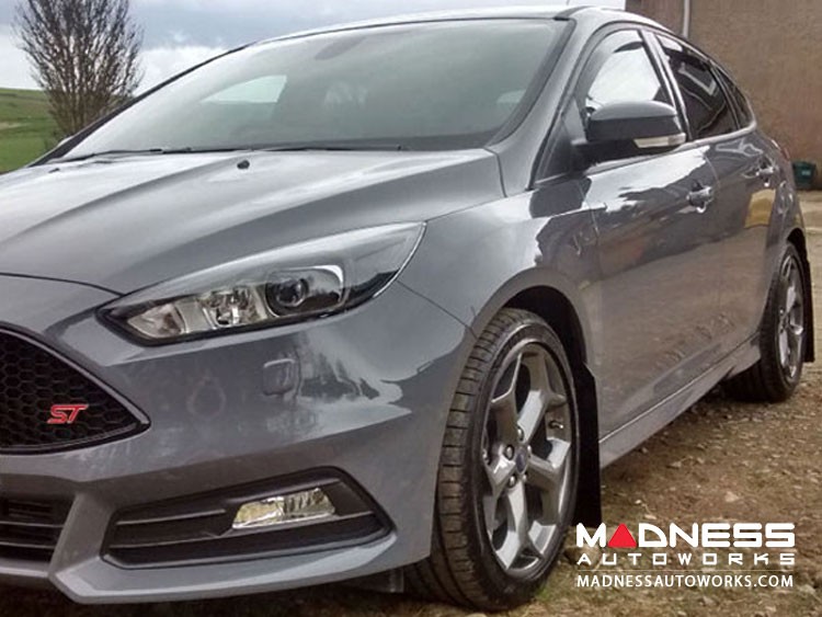 Ford Focus ST Mud Flaps by RallyFlapZ (4) Black (2011 2017)